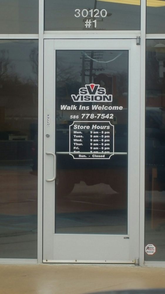 SVS Vision Eyewear & Opticians 30120 Harper Ave, Saint Clair Shores, MI Phone Number Yelp