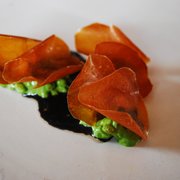 Photo of Noma - Copenhagen, Denmark. Scallop slices, I think