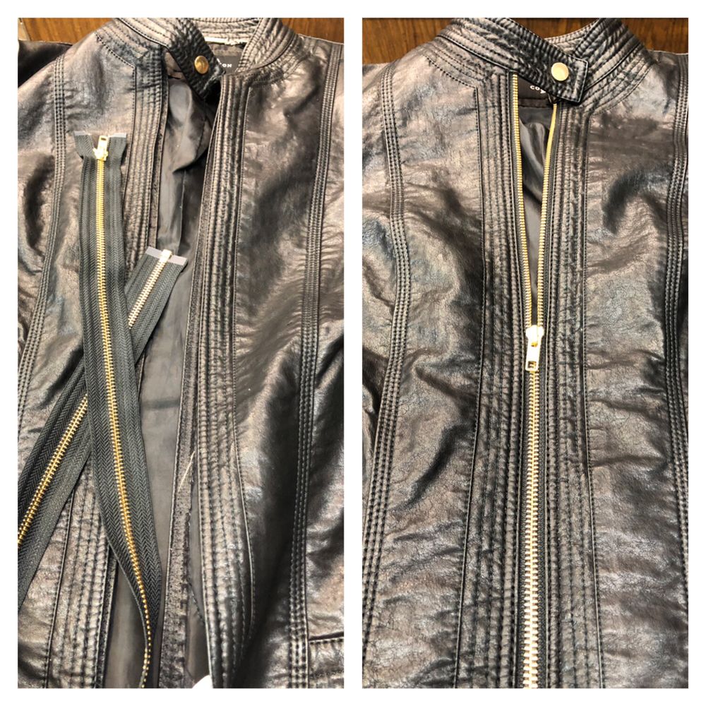 Replaced The Main Zipper On This Leather Jacket Yelp