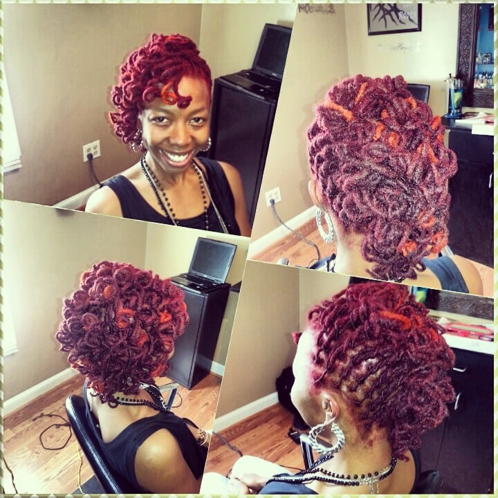 Color And Curls On Locs Yelp