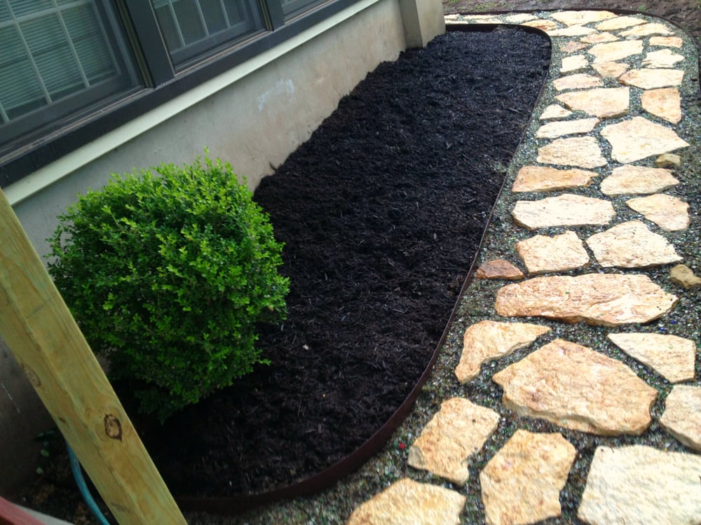 What About A Charming Walkway Filled With Colorful Tumbled