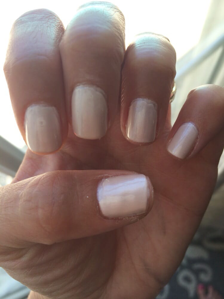Regular Mani Pointer Finger Dent Us My Fault But Notice The Uneven Photo Of Kly Nails Spa Lake Forest Ca United States Regular