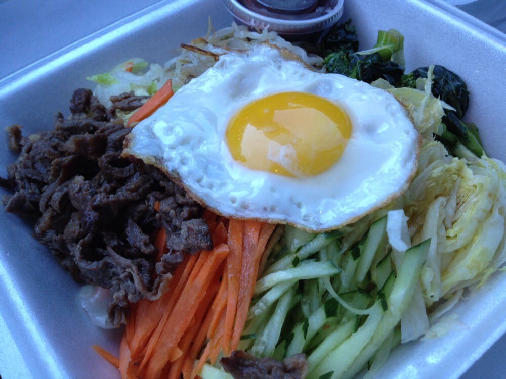 Photo of Hauula Korean BBQ - Hauula, HI, United States. Bi Bim Bop. $8 Make sure you get fresh vegetables.