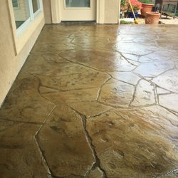 Atx Stained Concrete 16 Photos Flooring 8956 Research Blvd Photo Of Atx Stained Concrete Austin Tx United States Dark Stain On