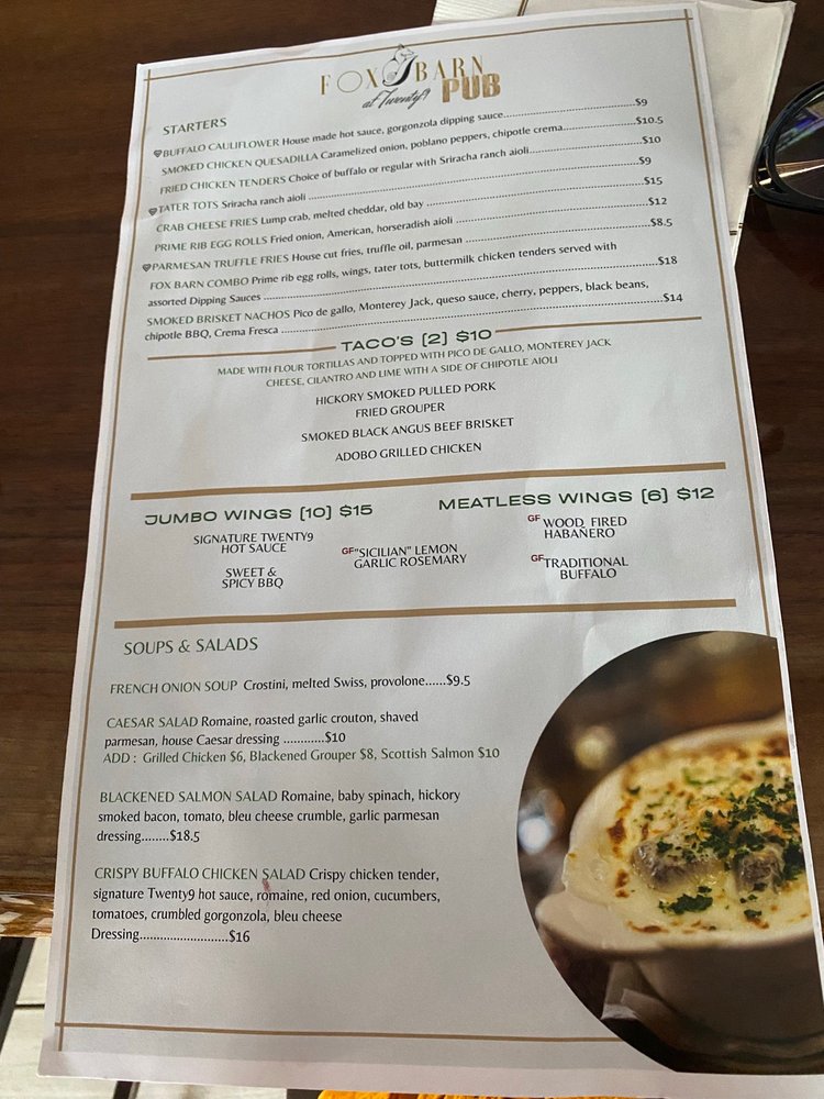 Twenty9 Restaurant & Bar