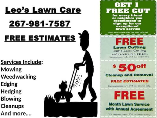 lawn mowing advertising flyers