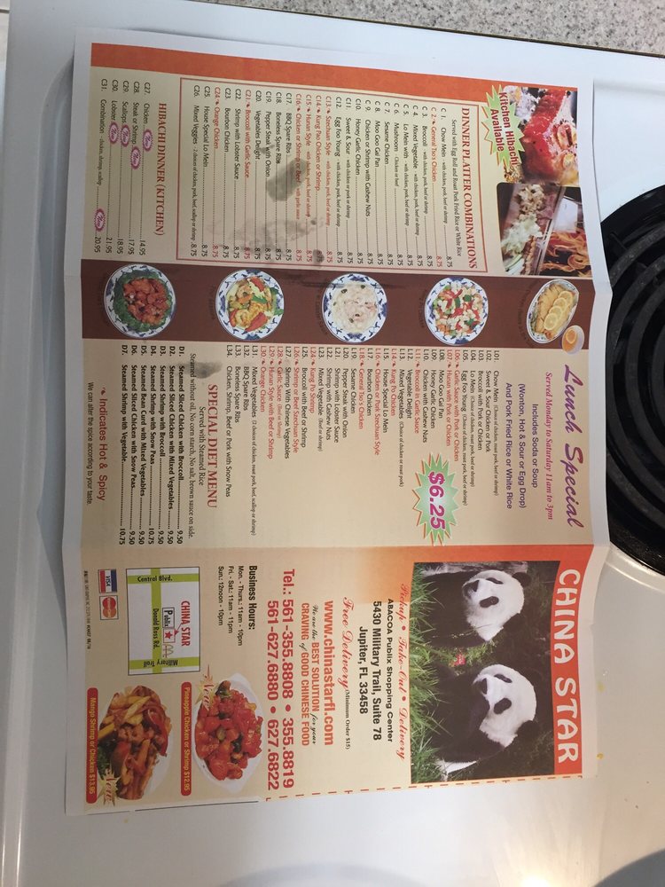 Online Menu Of China Star Restaurant Jupiter Florida 33458 Zmenu