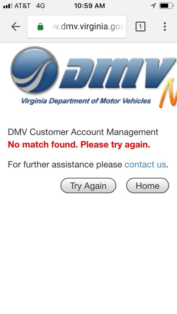 VA Department of Motor Vehicles