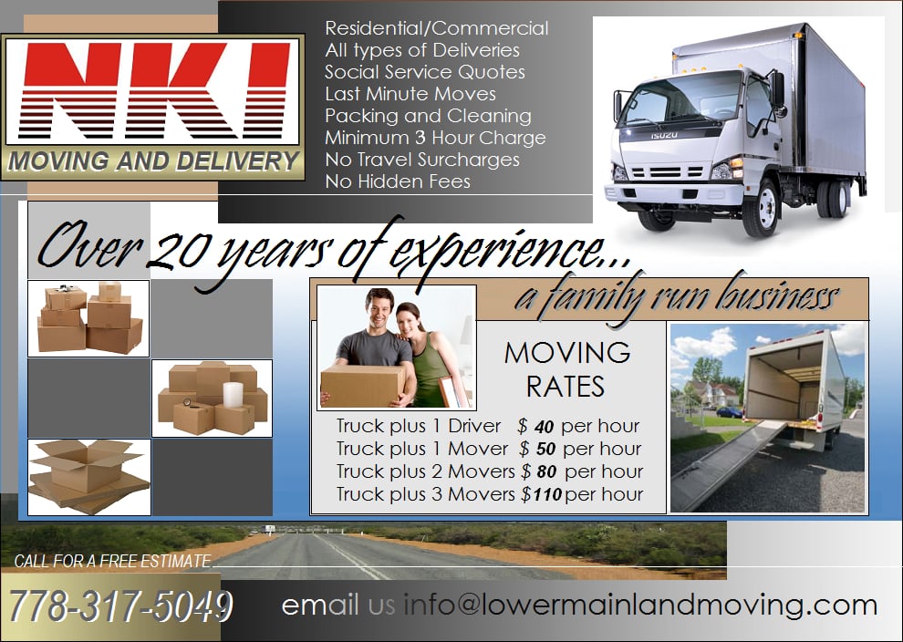 NKI Moving and Delivery