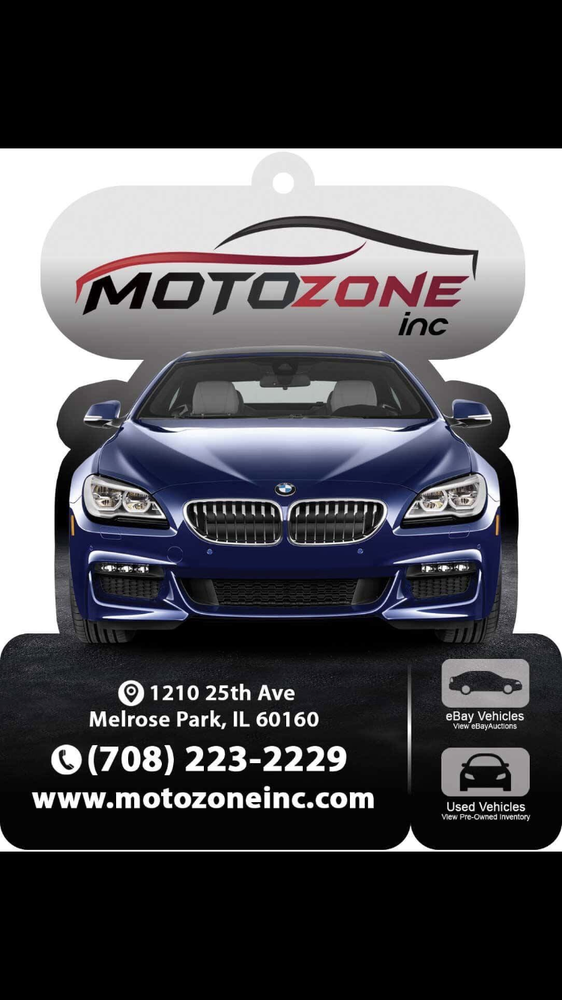 Moto Zone Car Dealers 1210 25th Ave, Melrose Park, IL Phone