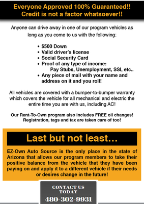 Ez Own Auto Source 530 W Main St Mesa Az Investments Mapquest Photos 10
