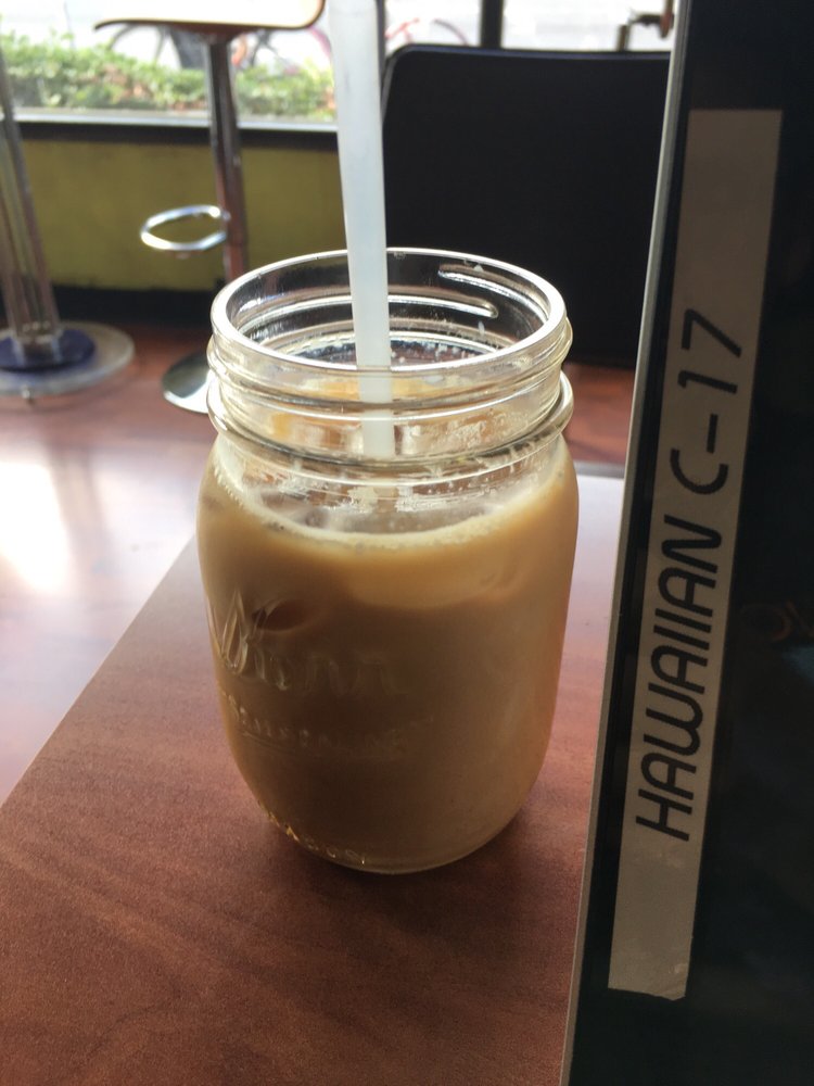 Iced soy latte. Yey-yah. - Yelp