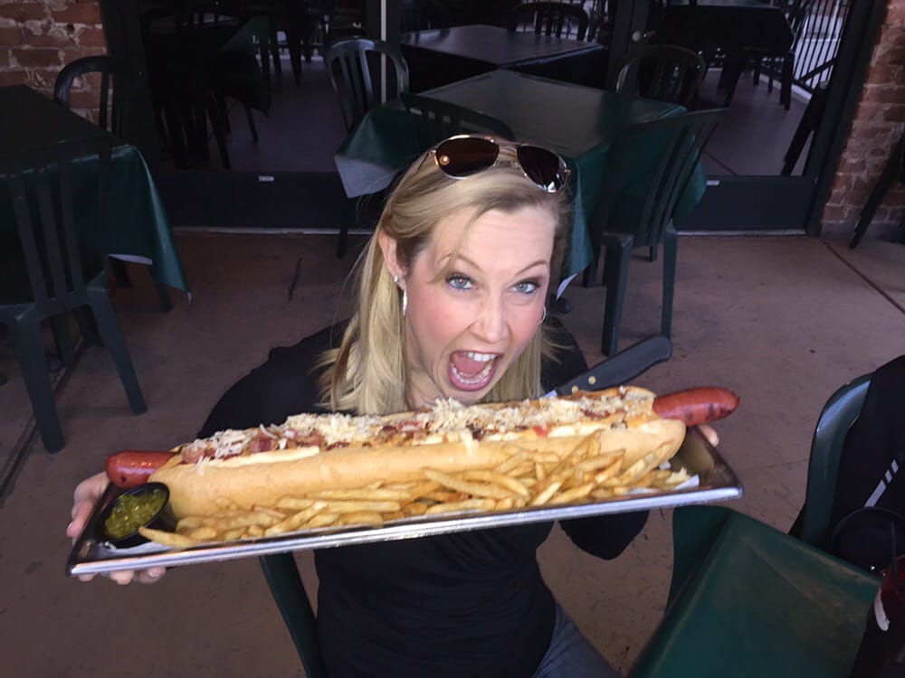 The Big Unit A 22 Hot Dog Custom Made For The Restaurant As Seen the-big-unit-a-22-hot-dog-custom-made-for-the-restaurant-as-seen