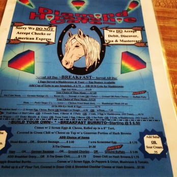 Diamond Horseshoe Restaurant Cheyenne Menu Diamond Horseshoe Restaurant Cheyenne Menu