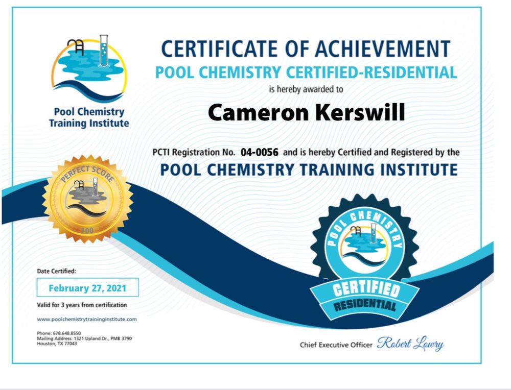 Kerswill's Pool and Spa Service