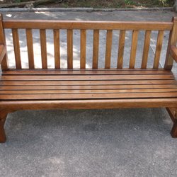 East Coast Restoration Furniture Repair Daytona Beach Fl Photo Of East Coast Restoration Daytona Beach Fl United States Red Bench
