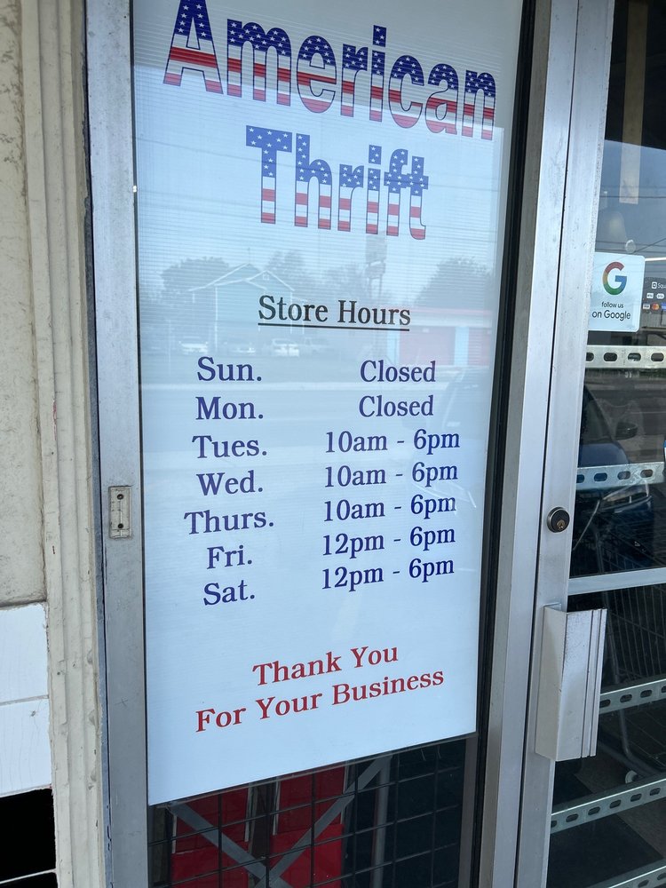 American Thrift new & used