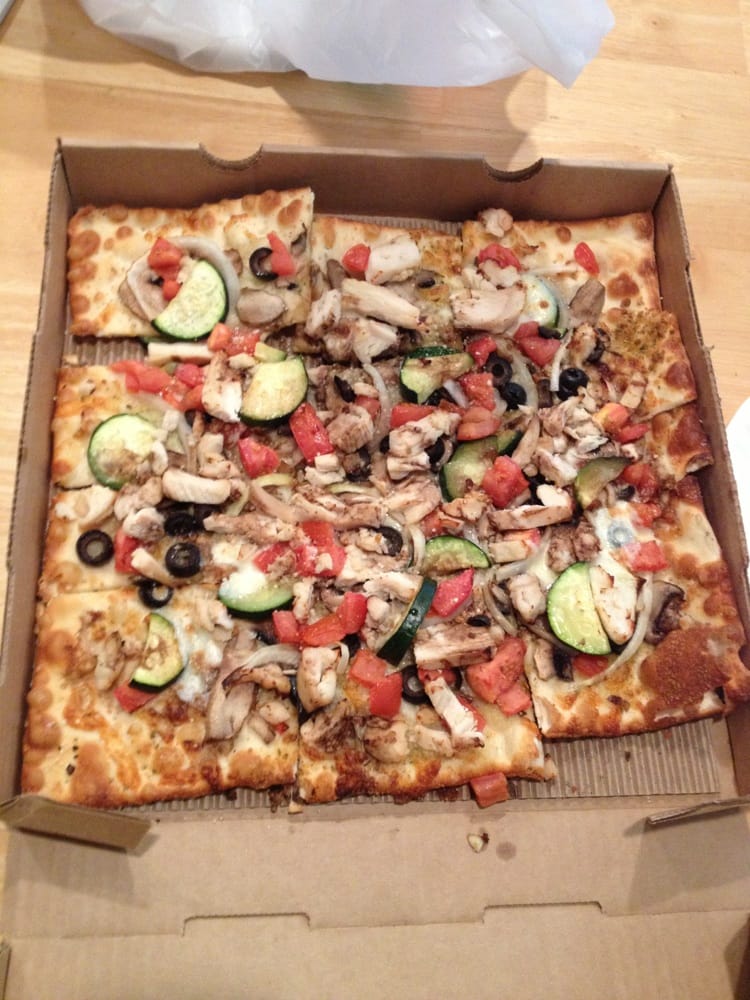Roasted Veggies And Chicken Flatbread Yelp Photo Of Round Table San Jose Ca United States Roasted Veggies