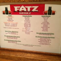 Fatz Cafe Menu Morganton Nc Fatz Cafe Menu Morganton Nc