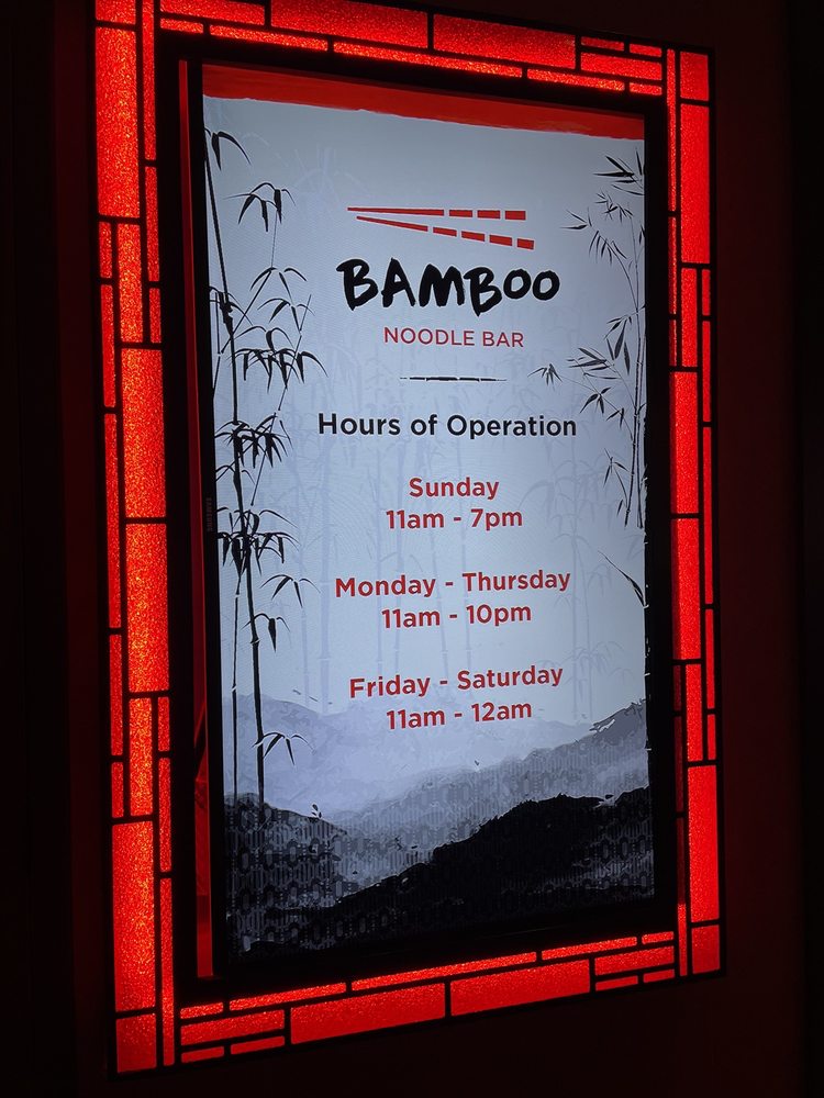 Bamboo Noodle Bar