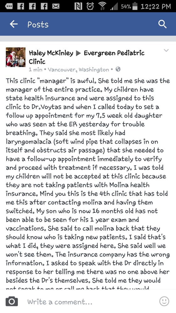 image of business Evergreen Pediatric Clinic