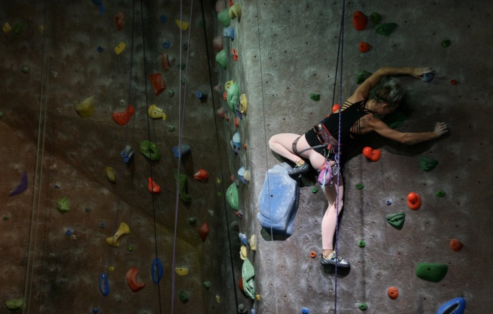 Vertically Inclined Rock Gym