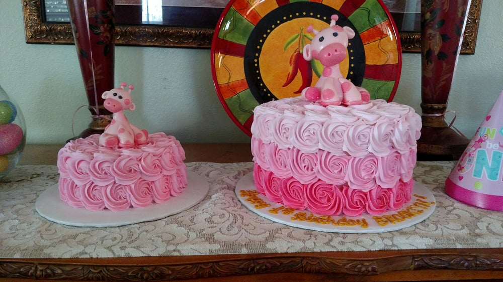 Cake toppers were not included... They were from my baby