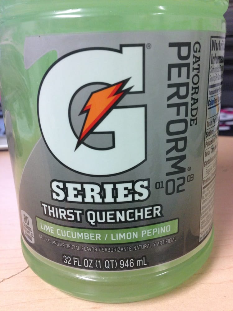 Lime cucumber Gatorade Yelp