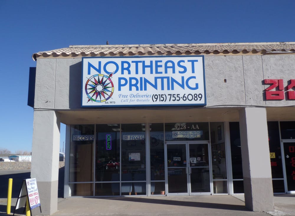 Northeast Printing Printing Services 9728 Dyer St, El Paso, TX Phone Number Yelp