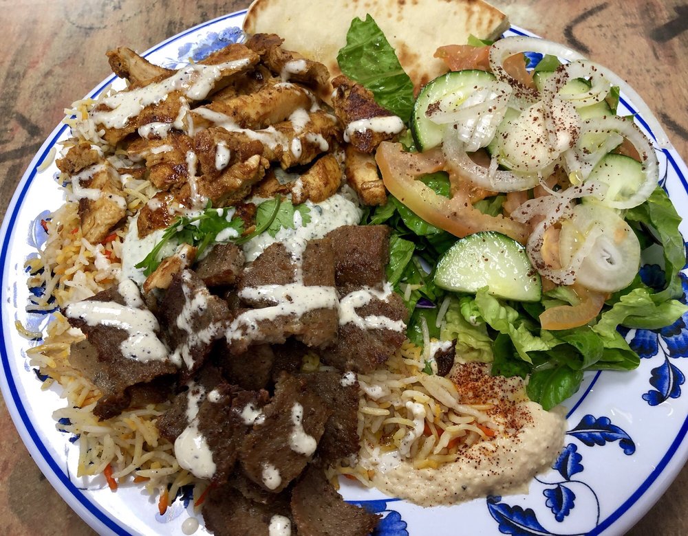 Combo Platter With En And Gyro Yelp Photo Of Falafel Corner Folsom Ca United States Combo Platter With En