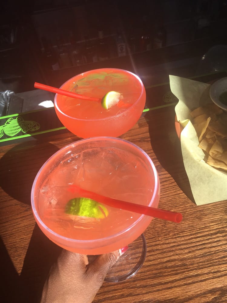 mazatlan watermelon margarita very good oh chips and salsa in