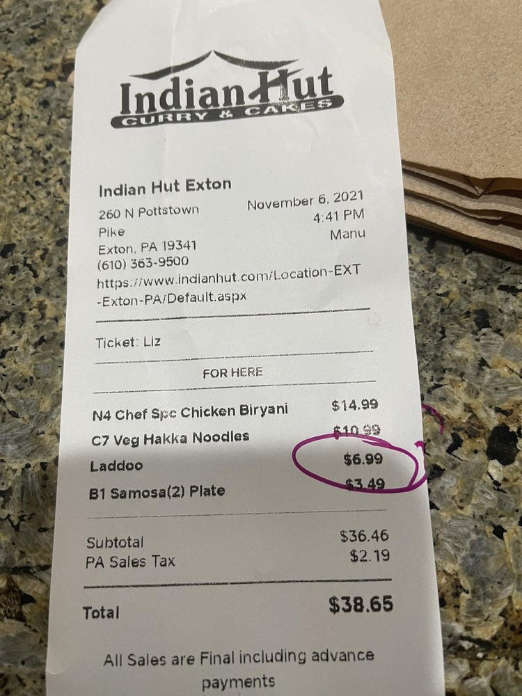 Indian Hut Exton