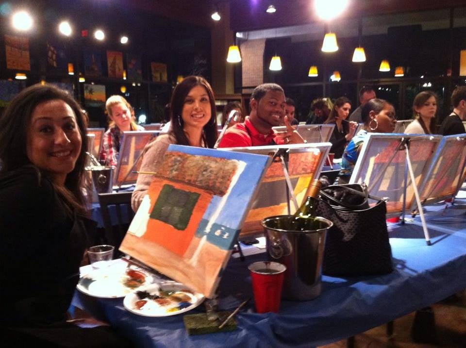 Enjoy A Great Night Of Painting Or Cooking With Friends At