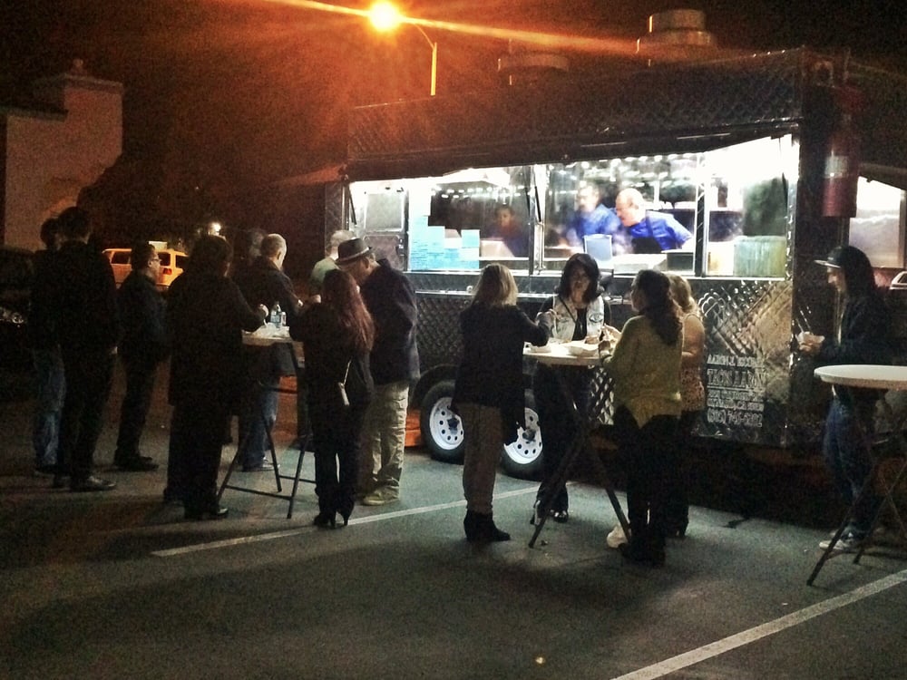 Blue Light Taco Truck