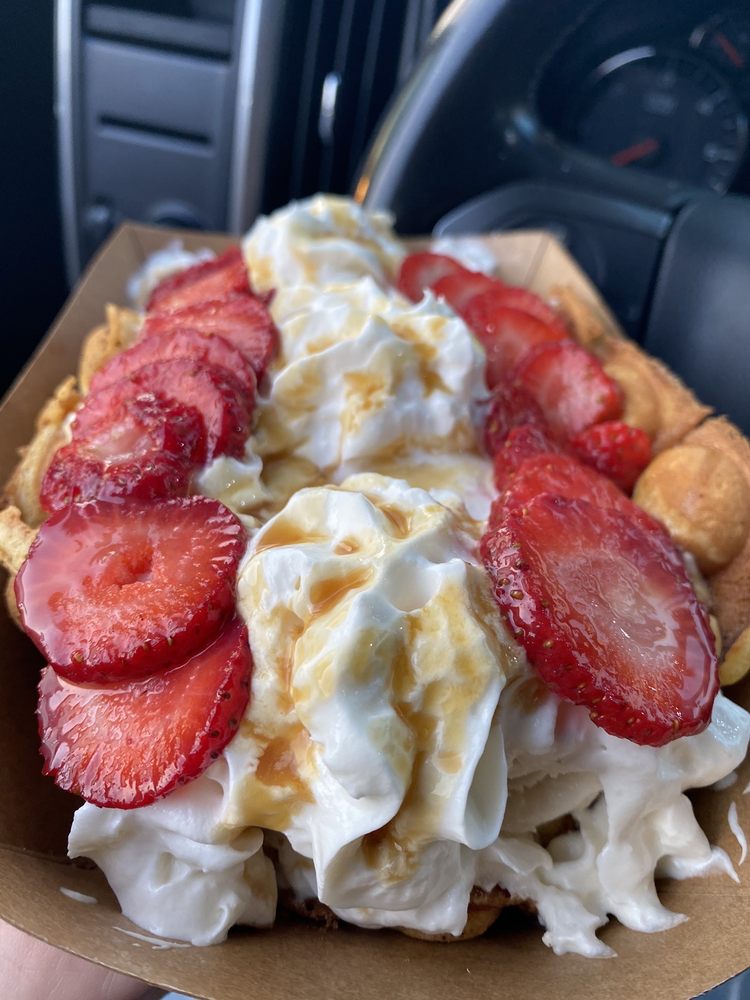 Strawberry King Rolled Ice Cream
