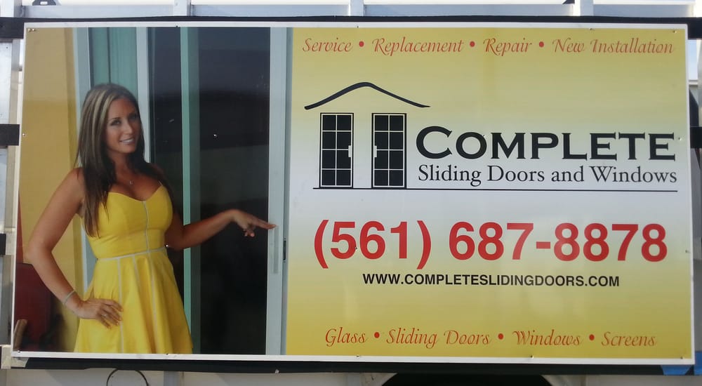 Complete Sliding Doors New Truck Sign Yelp Complete Sliding Doors New Truck Sign Yelp