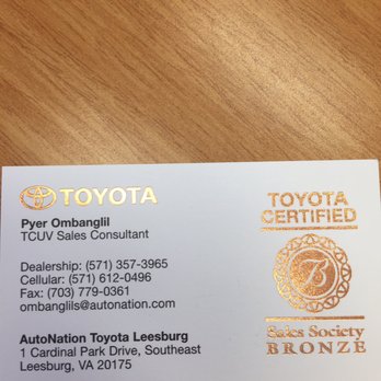 Autonation Toyota Leesburg 30 Photos 150 Reviews Car Dealers Photo Of Autonation Toyota Leesburg Va United States Please Ask For