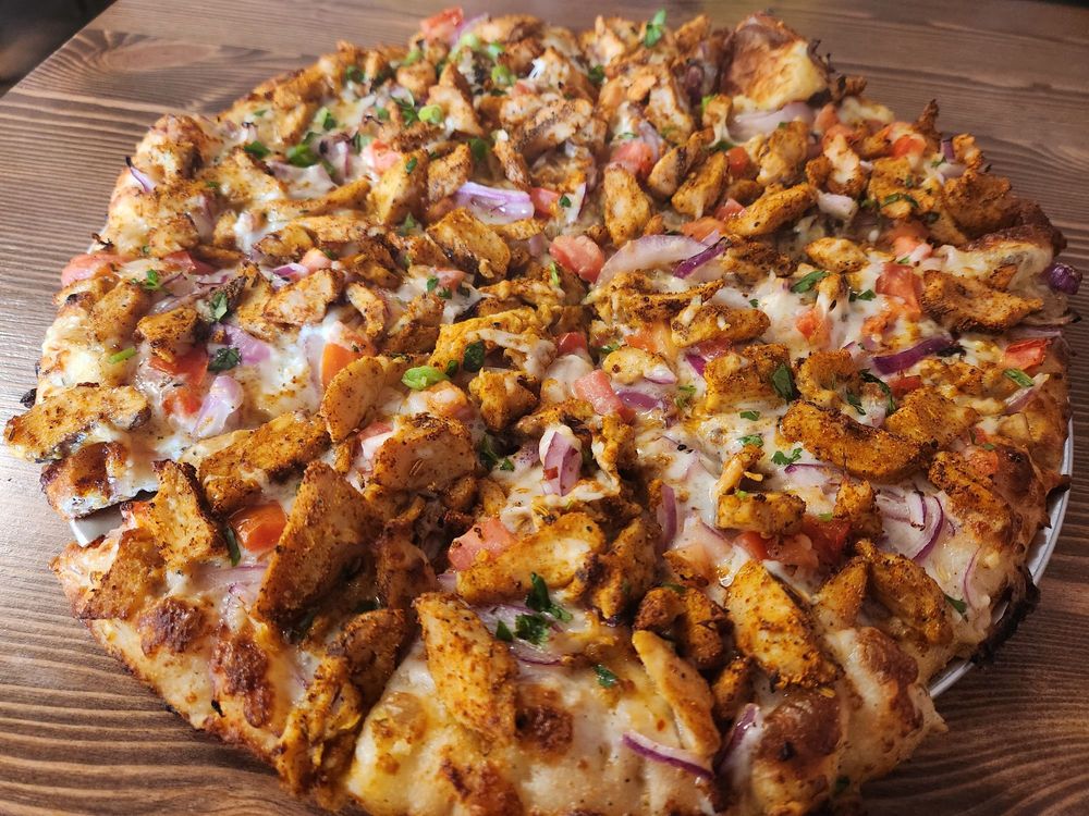 Mr. Singh's Curry Pizza