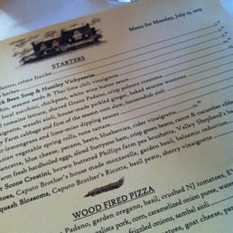 taverne huntley menu