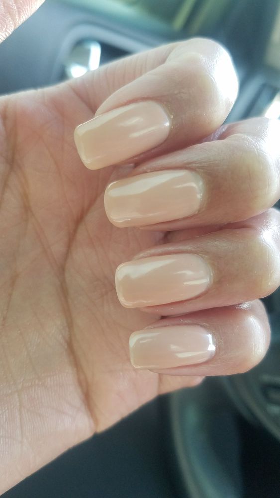 Real Nails With Gel Nail Polish Manicure Yelp Photo Of Venue Nails Spa Dallas Tx United States Real