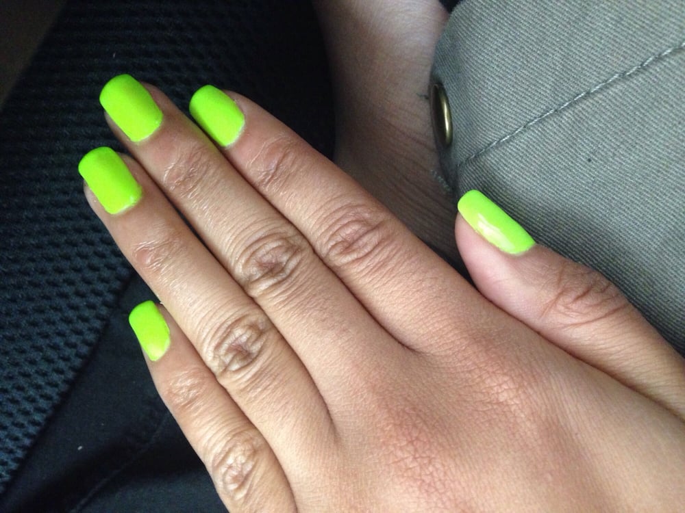 Neon Green Gel Manicure Yelp Photo Of Elite Nails Pasadena Ca United States Neon Green Gel Manicure
