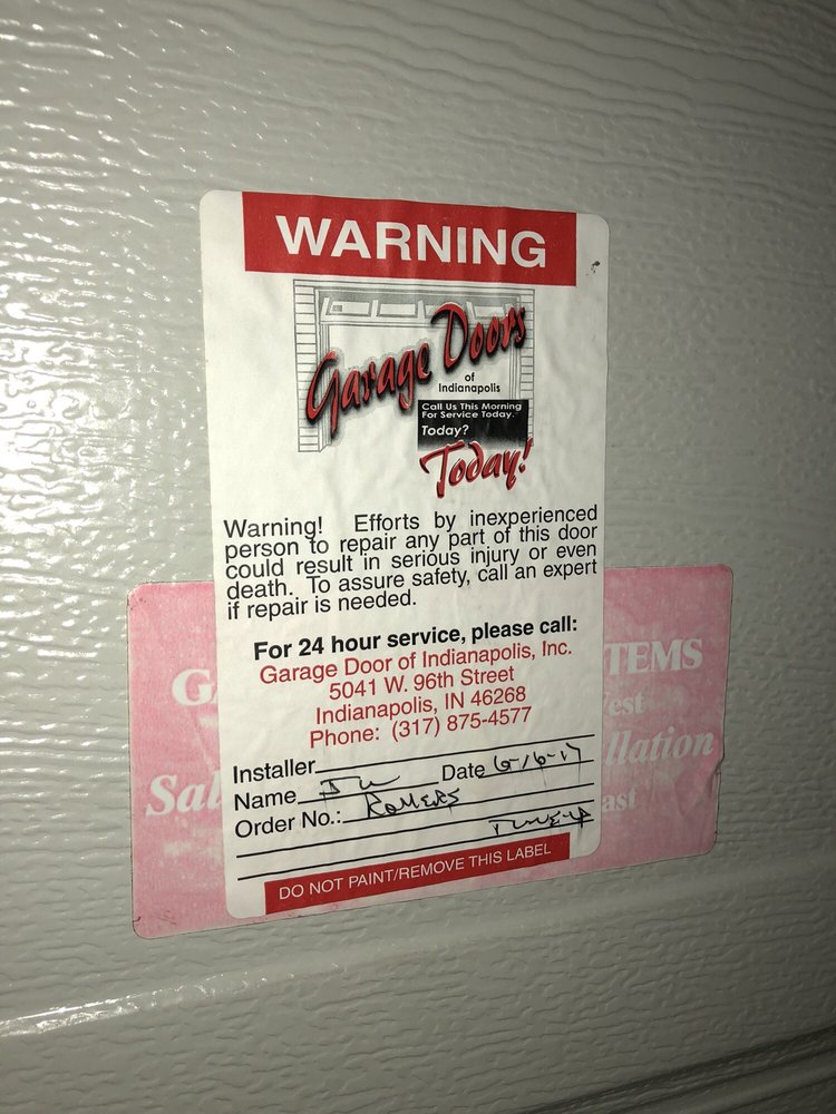 Garage Doors Of Indianapolis 18 Reviews Door Services Garage Doors Of Indianapolis 18 Reviews Door Services 5041 W 96th St In Phone Number Yelp