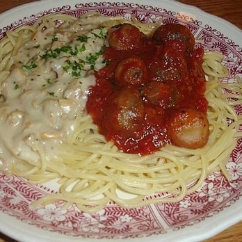 Langley old spaghetti factory The spaghetti is fine and the spumoni ice cream is still delicious, but the bread has changed and is The spaghetti is fine and the spumoni ice cream is still delicious, but the bread has changed and is quite mediocre at best/5(42).