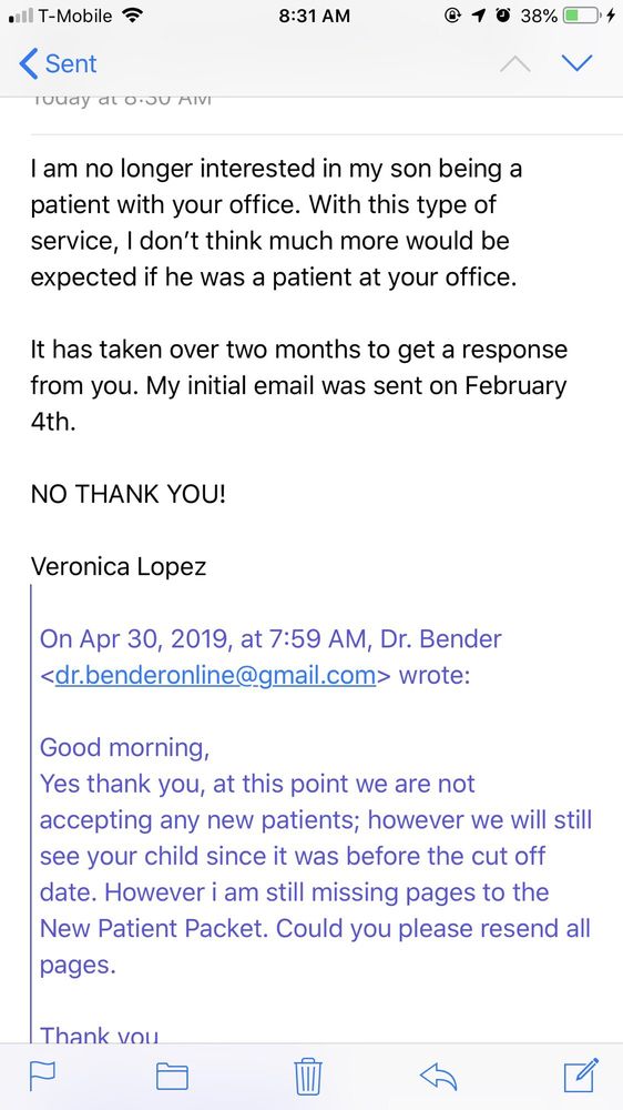 image of business Sandra Bender MD, FAAP