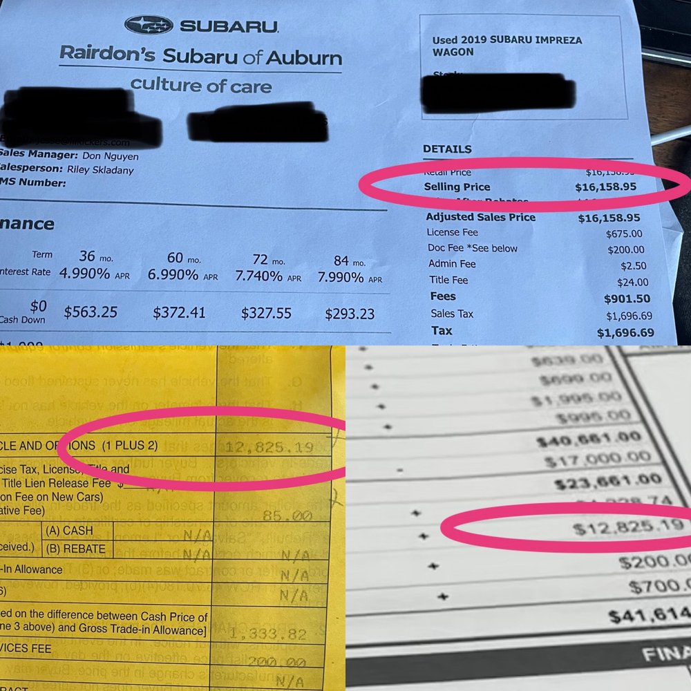 Rairdon's Subaru of Auburn