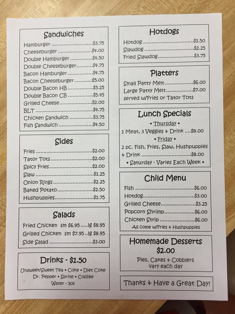 Fish Hut Seafood 95 Water St, Savannah, TN Restaurant Reviews