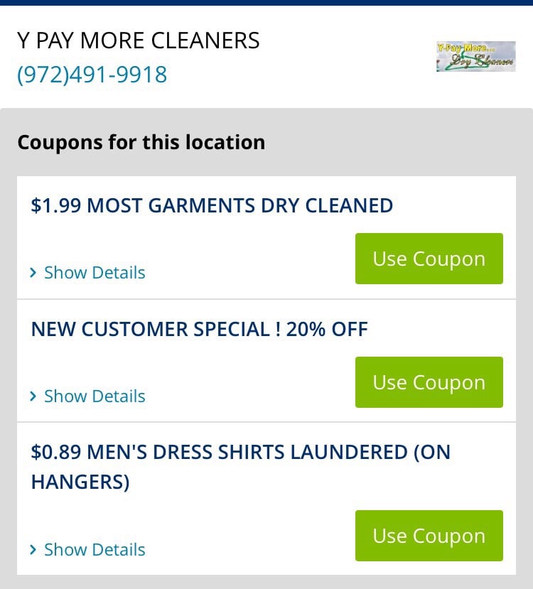 Y Pay More Cleaners