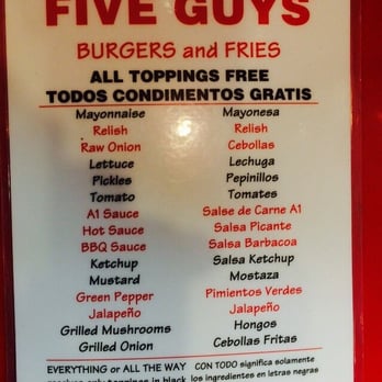 Order resume online 5 guys