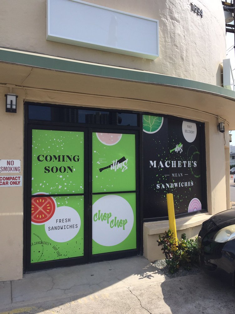 Machete’s Mean Sandwiches Delis 1694 Kalakaua Ave, Honolulu, HI