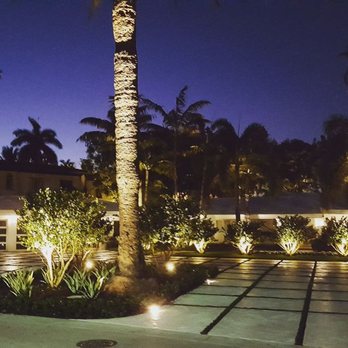 Sunset Island Miami Beach Led Landscape And Driveway Sunset Island Miami Beach Led Landscape And Driveway